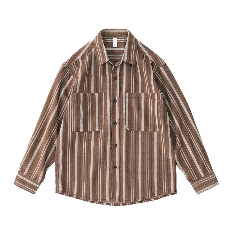 Heren, Japanse vintage, artist - Corduroy Button Up Shirt Men recensie en prijs