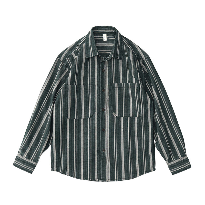 Heren, Japanse vintage, artist - Corduroy Button Up Shirt Men recensie en prijs