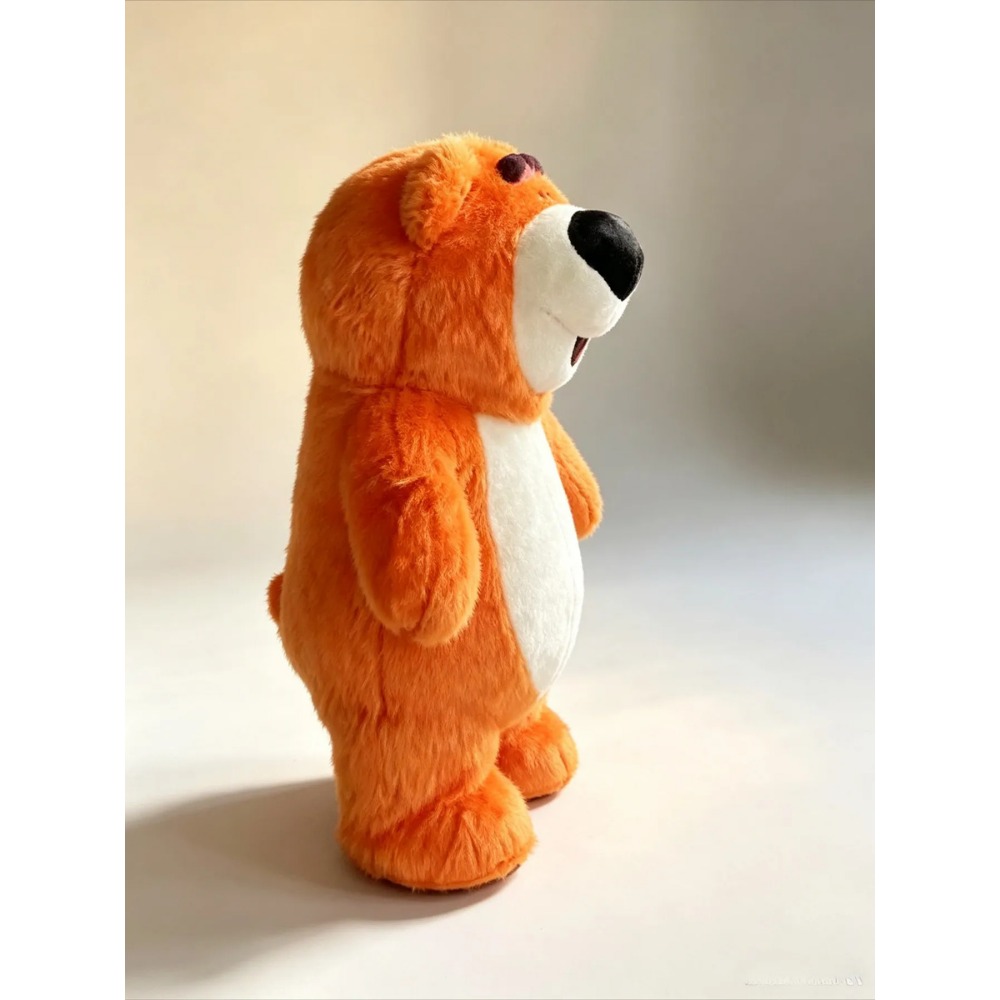 Opblaasbaar oranje berenmascot - Suits recensie en prijs