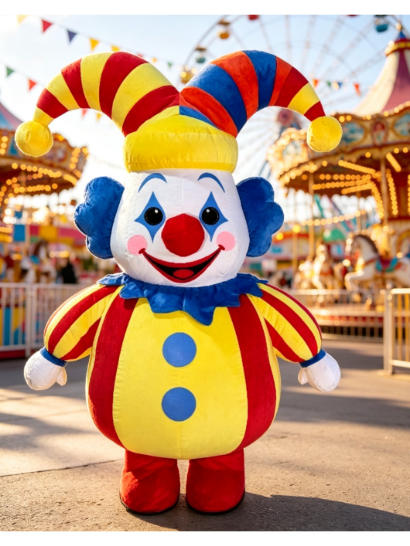 Opblaasbaar Circus Clown Masco - Suits recensie en prijs