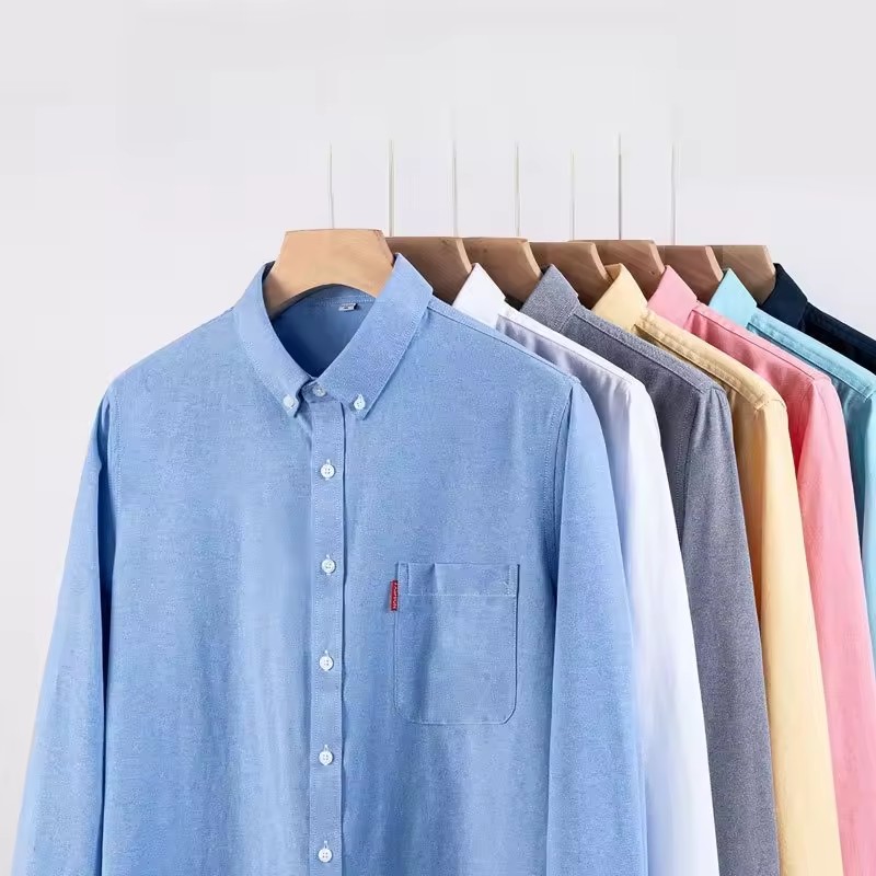 100% puur katoen heren zakelij - Oxford Cotton Casual Shirt Business recensie en prijs
